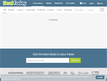 Tablet Screenshot of dealtoday.com.mt